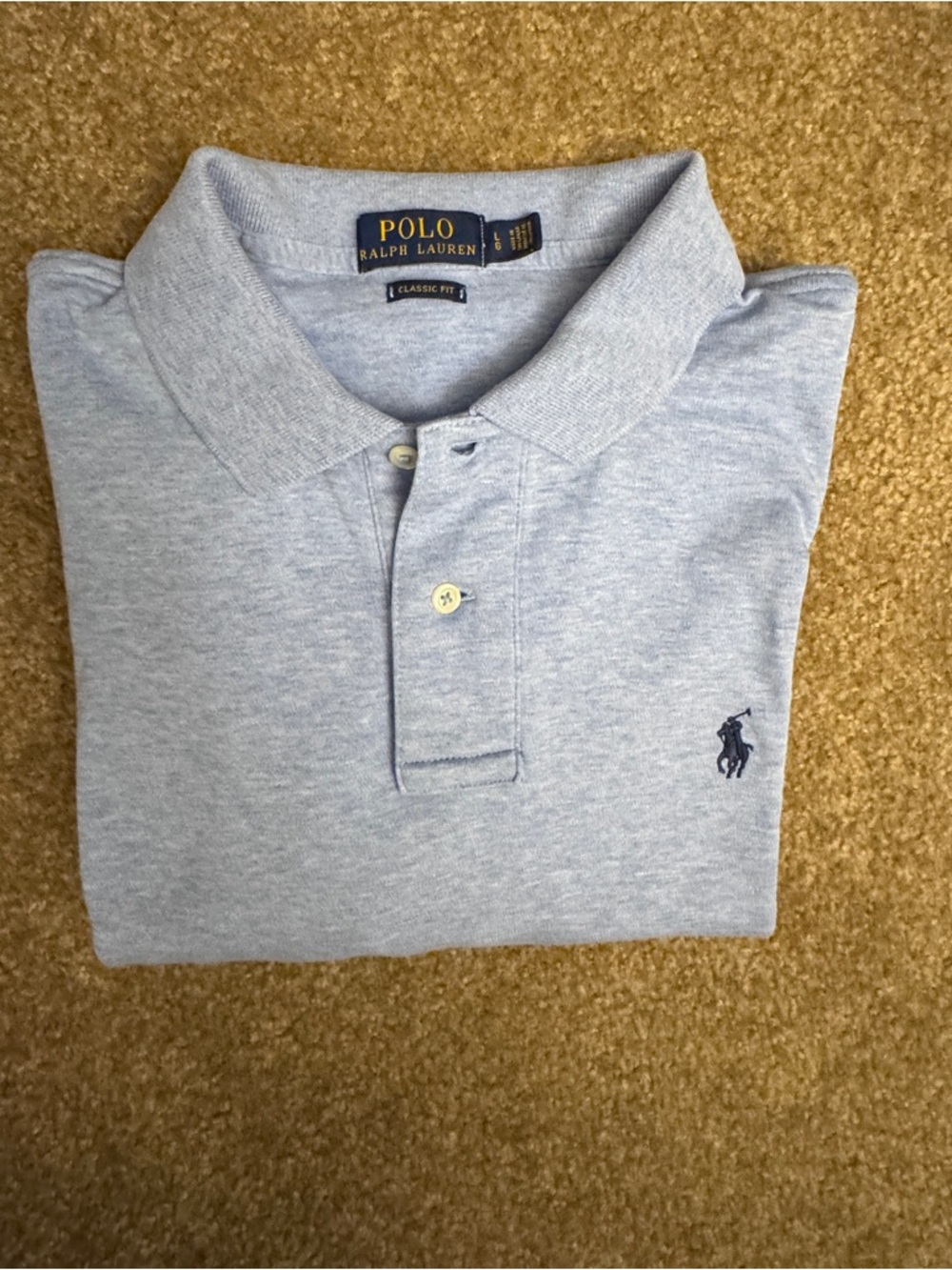 Polo by Ralph Lauren Light blue Men's Classic Polo Shirt classic fit - Picture 3 of 3